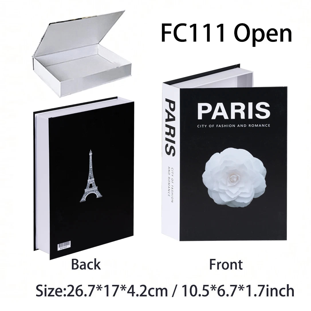 Product packaging with 'PARIS' design and Eiffel Tower illustration, showing front and back views.