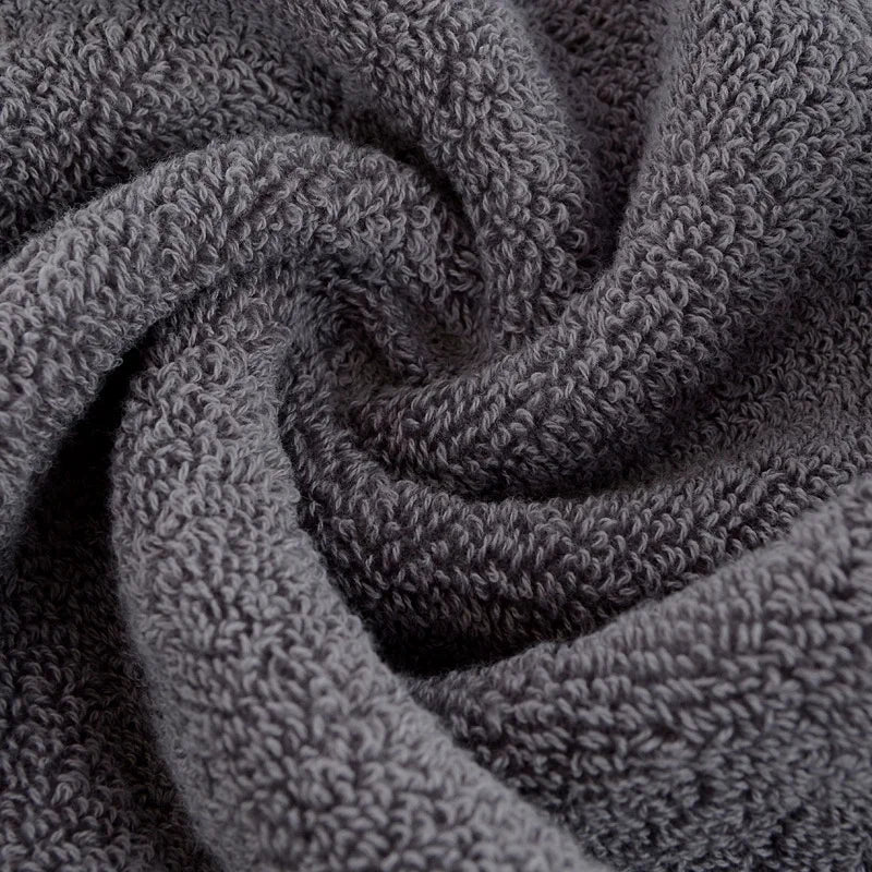 Close-up of a textured gray fabric with folds