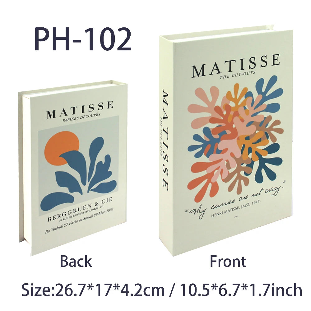 Book with Matisse design on a white background