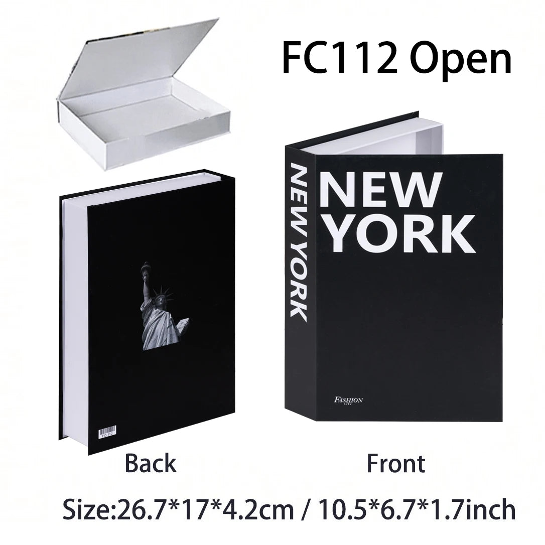 Product packaging with 'New York' branding, showing front and back views.